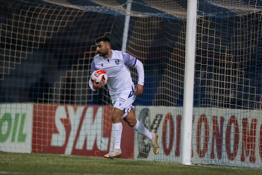 Super League 2021-22, matchday 18 match between PAS Lamia FC and Ionikos FC at &quot;Athanasios Diakos&quot; on January 15, 2022 in Lamia, Greece. Photo by: Nikos Mitsouras / Reporter Images